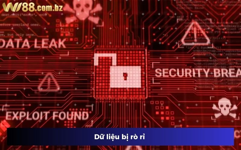 Dữ liệu bị rò rỉ Dữ liệu bị rò rỉ
